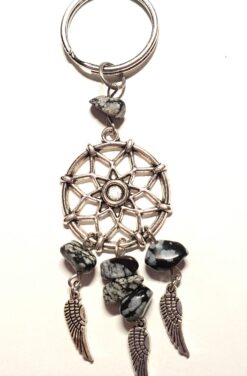 Llavero atrapasueños Obsidiana Nevada