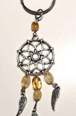 Llavero atrapasueños Citrino